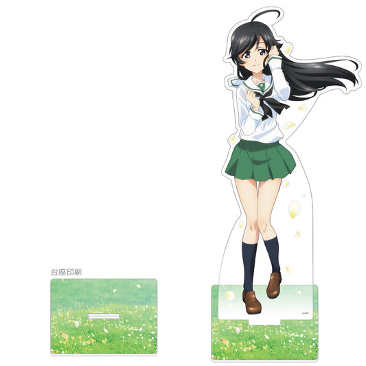 ガールズ&パンツァー 最終章 描き下ろし特大アクリルスタンド 五十鈴華/制服【予約商品】