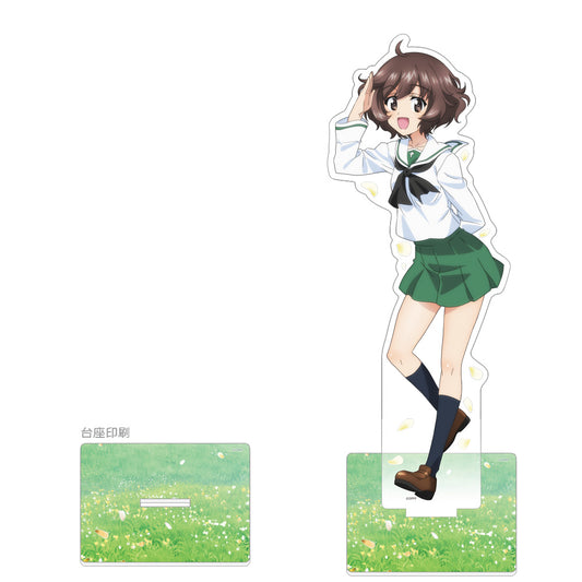ガールズ&パンツァー 最終章 描き下ろし特大アクリルスタンド 秋山優花里/制服【予約商品】