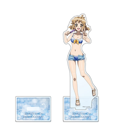 戦姫絶唱シンフォギアXV 描き下ろし特大アクリルスタンド 響/マリンセーラー水着【再販】【予約商品】