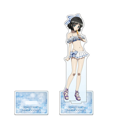 戦姫絶唱シンフォギアXV 描き下ろし特大アクリルスタンド 未来/マリンセーラー水着【再販】【予約商品】