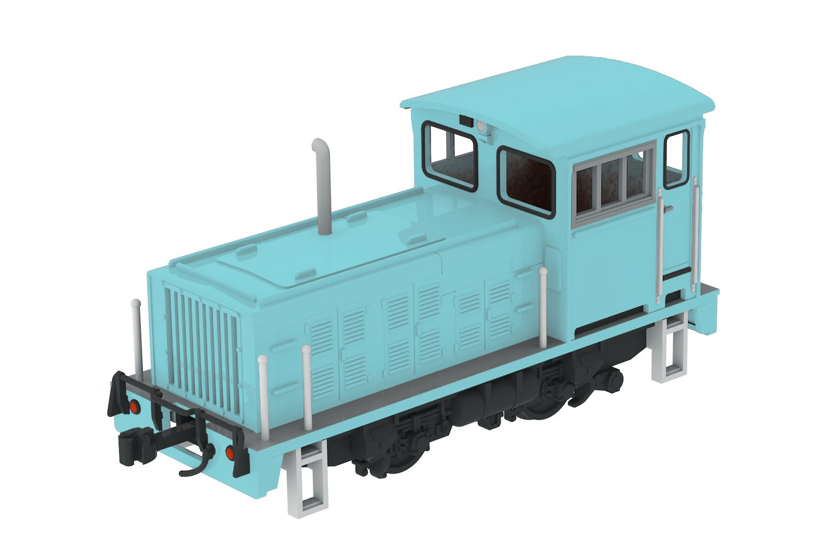 1/80スケール プラスチックキット 小型機関車(L型ブルー)【予約商品】