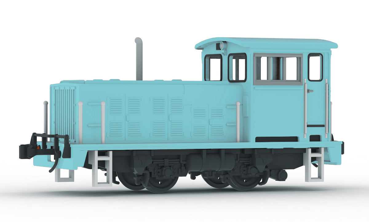 1/80スケール プラスチックキット 小型機関車(L型ブルー)【予約商品】