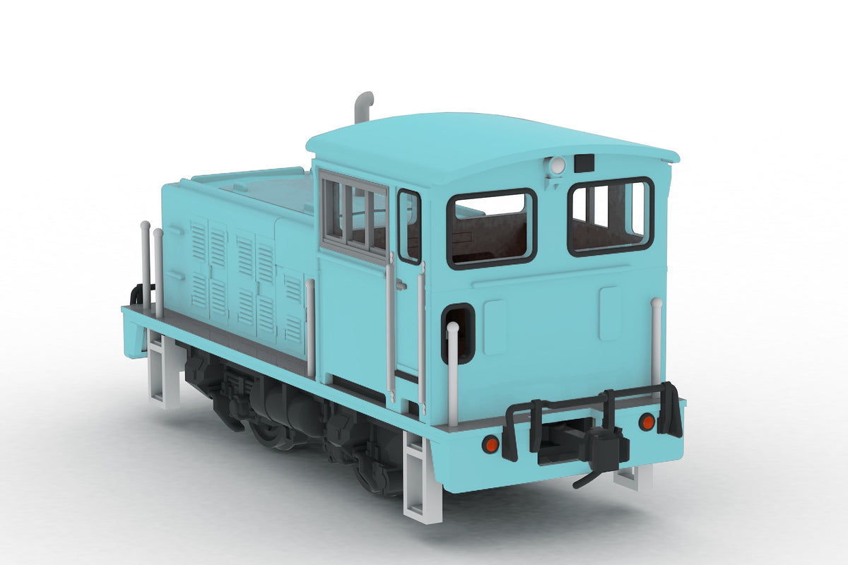 1/80スケール プラスチックキット 小型機関車(L型ブルー)【予約商品】