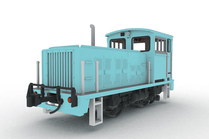 1/80スケール プラスチックキット 小型機関車(L型ブルー)【予約商品】