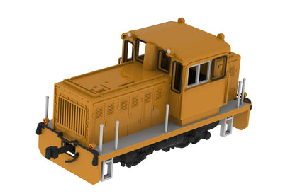 1/80スケール プラスチックキット 小型機関車(凸型イエロー)【予約商品】