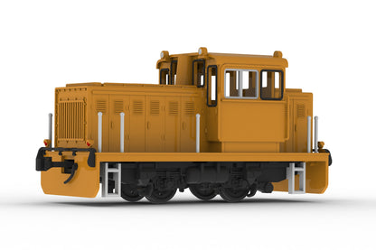 1/80スケール プラスチックキット 小型機関車(凸型イエロー)【予約商品】