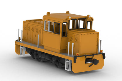 1/80スケール プラスチックキット 小型機関車(凸型イエロー)【予約商品】
