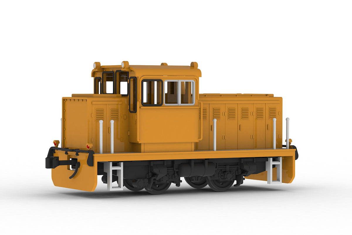 1/80スケール プラスチックキット 小型機関車(凸型イエロー)【予約商品】