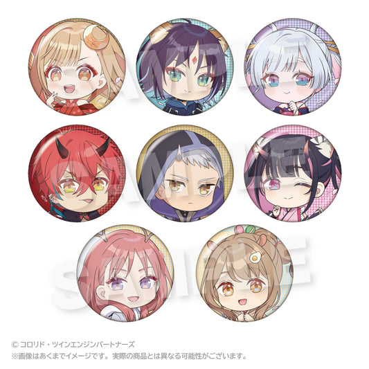 【Box/8】超かぐや姫! トレーディングミニキャラ缶バッジ【予約商品】