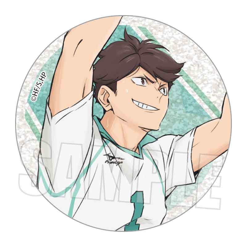 【Box/8】トレーディンググリッター缶バッジ Part1 ハイキュー!!【予約商品】