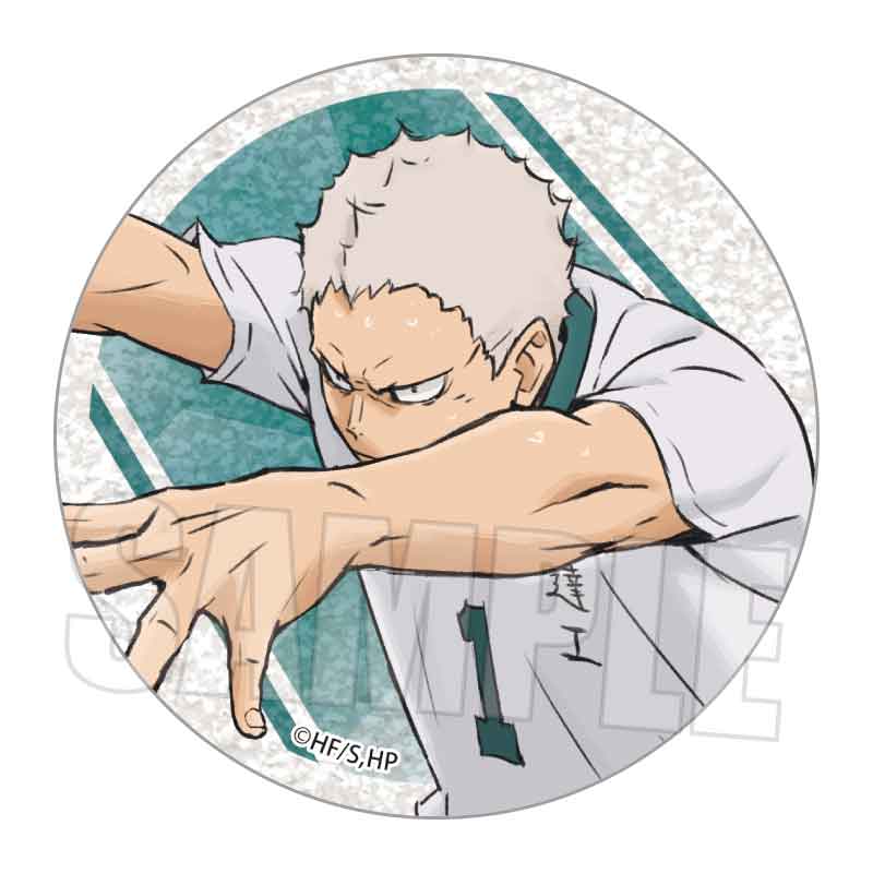 【Box/8】トレーディンググリッター缶バッジ Part1 ハイキュー!!【予約商品】