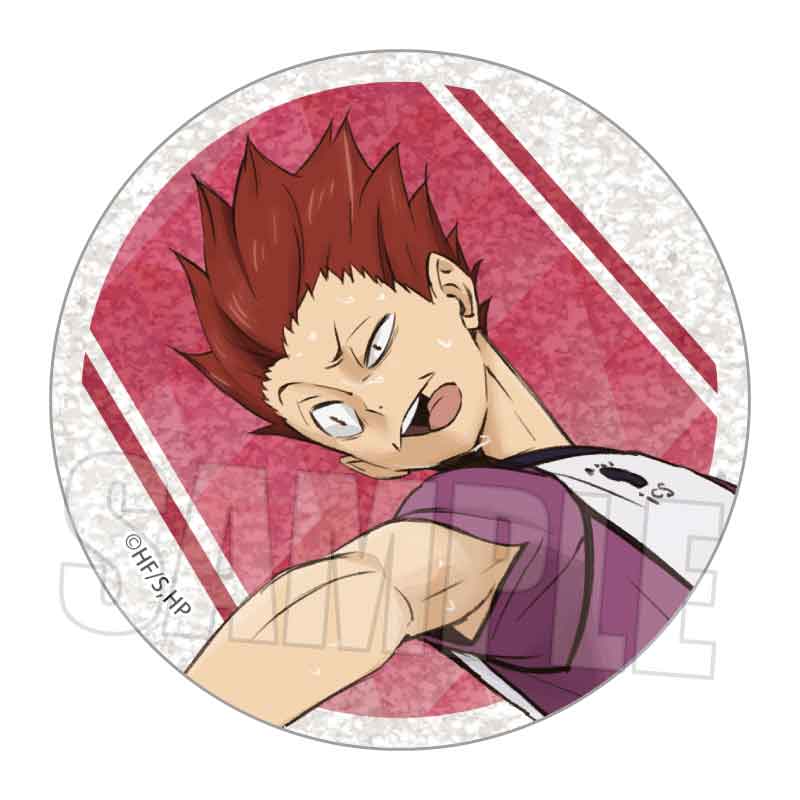 【Box/8】トレーディンググリッター缶バッジ Part2 ハイキュー!!【予約商品】