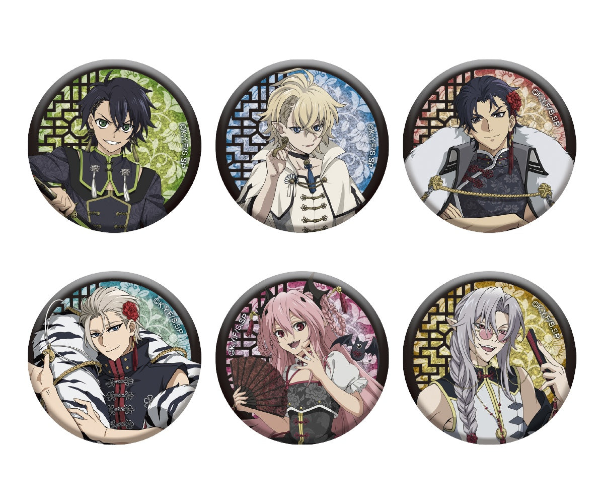 【Box/6】終わりのセラフ 描き下ろし缶バッジコレクション オリジナル衣装Ver.【予約商品】