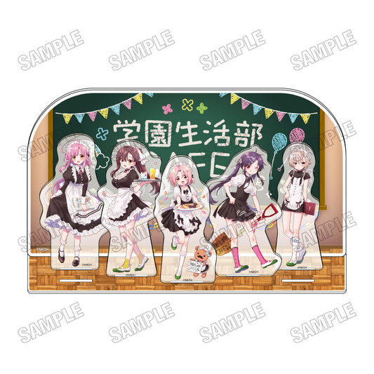 がっこうぐらし! 描き下ろしアクリルジオラマ 学園祭Ver.【予約商品】