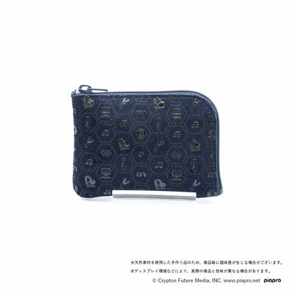 初音ミク×甲州印伝 角小銭入れ Tradition/伝統【予約商品】