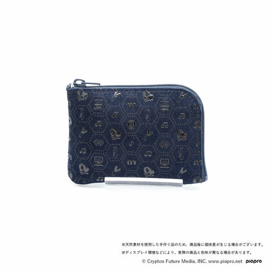 初音ミク×甲州印伝 角小銭入れ Tradition/伝統【予約商品】