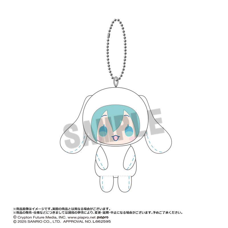 【Box/6】初音ミク×シナモロール おすわりくらぶ ぬいぐるみマスコット【予約商品】