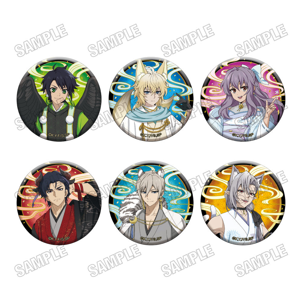 【Box/6】終わりのセラフ 描き下ろし缶バッジコレクション 百鬼夜行Ver.【予約商品】