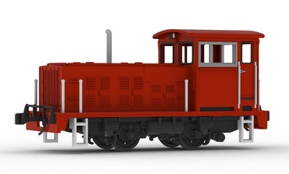 1/80スケール プラスチックキット 小型機関車(L型オレンジ)【予約商品】