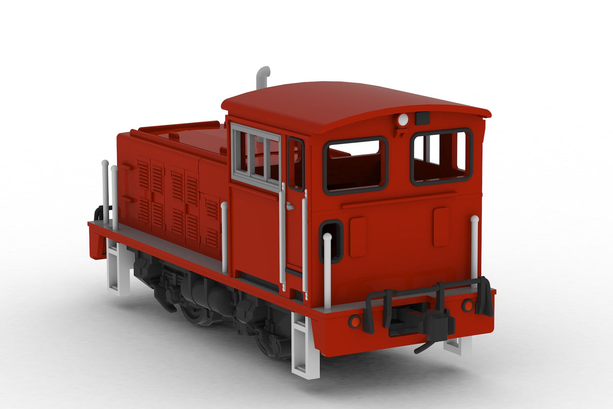 1/80スケール プラスチックキット 小型機関車(L型オレンジ)【予約商品】
