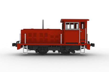 1/80スケール プラスチックキット 小型機関車(L型オレンジ)【予約商品】