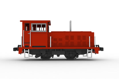 1/80スケール プラスチックキット 小型機関車(L型オレンジ)【予約商品】