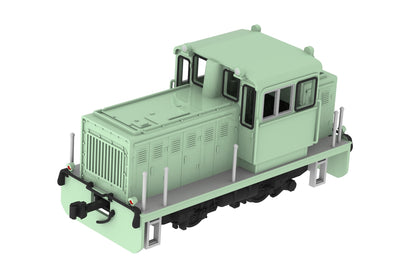 1/80スケール プラスチックキット 小型機関車(凸型グリーン)【予約商品】