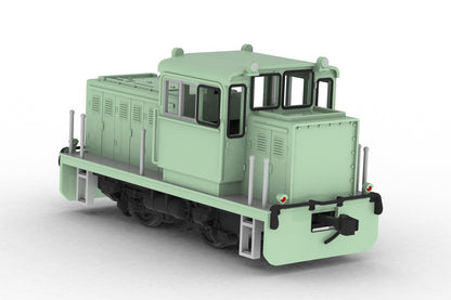 1/80スケール プラスチックキット 小型機関車(凸型グリーン)【予約商品】