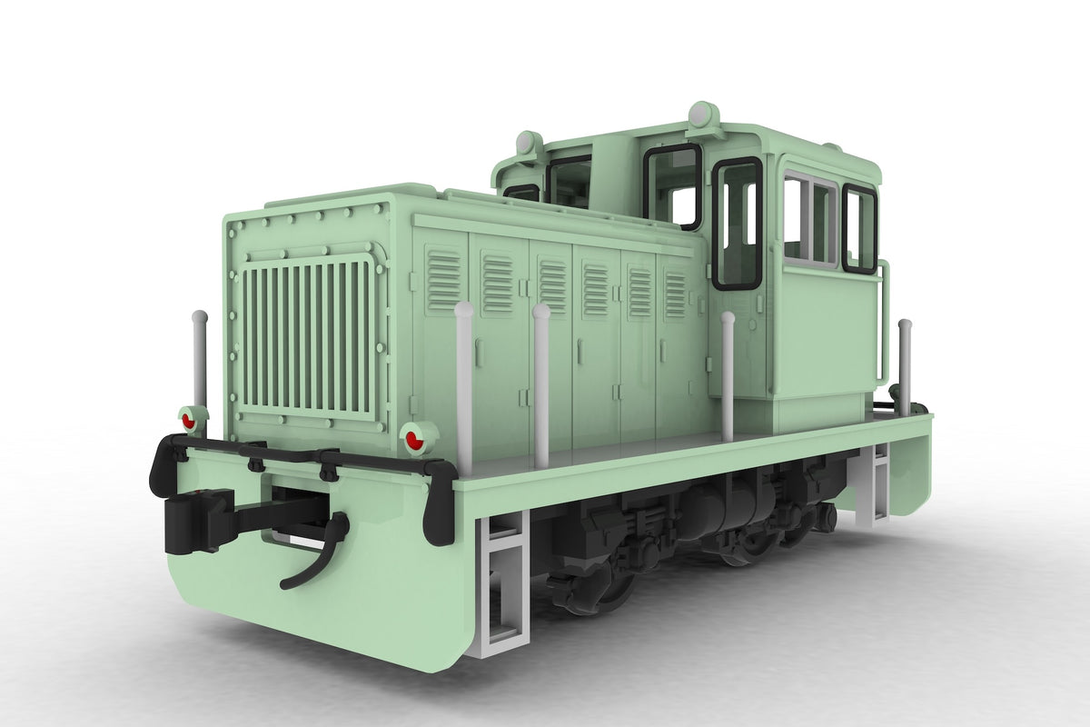 1/80スケール プラスチックキット 小型機関車(凸型グリーン)【予約商品】
