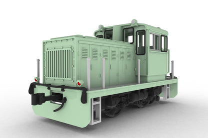 1/80スケール プラスチックキット 小型機関車(凸型グリーン)【予約商品】