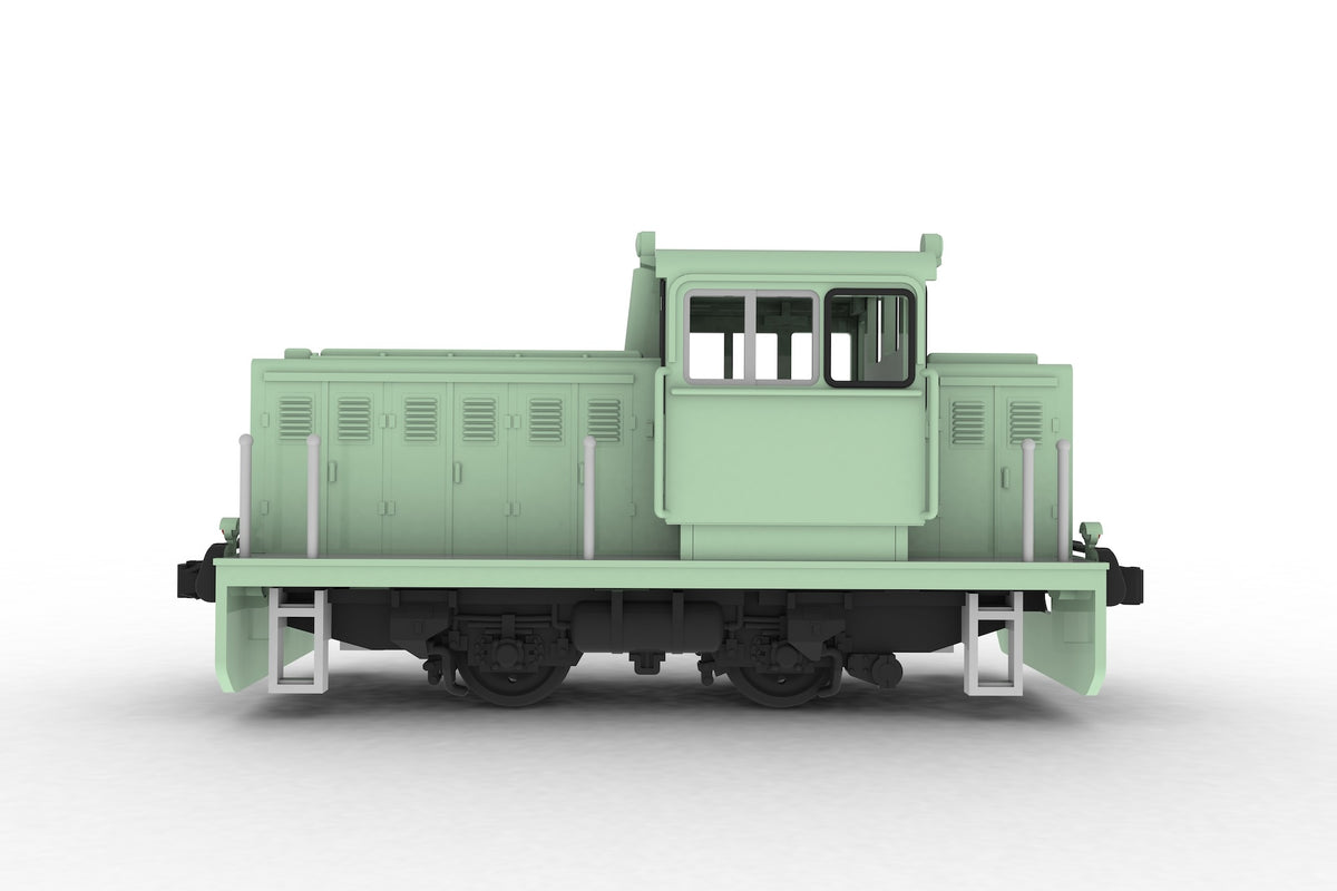 1/80スケール プラスチックキット 小型機関車(凸型グリーン)【予約商品】