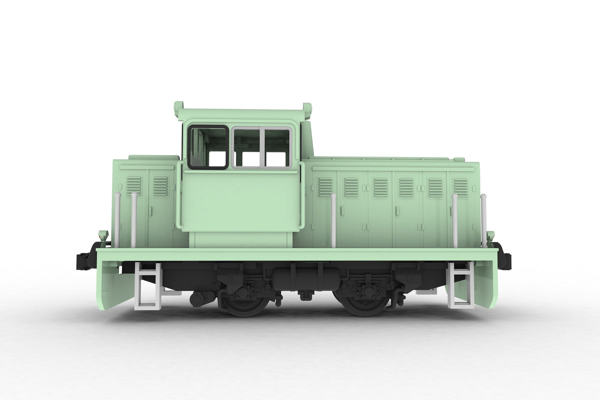 1/80スケール プラスチックキット 小型機関車(凸型グリーン)【予約商品】