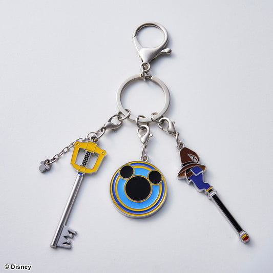 キングダムハーツ メタルキーホルダー キングダムチェーン/まどうしの杖/騎士の盾【予約商品】