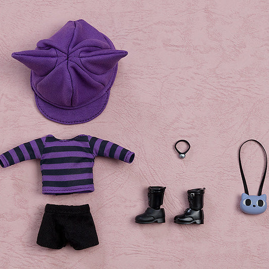 ねんどろいどどーる おようふくセット にゃんこーで（パープル）