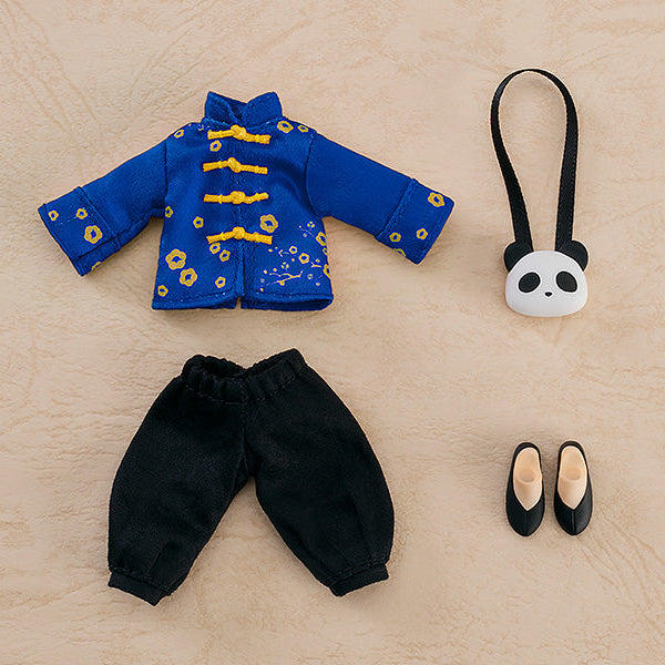 ねんどろいどどーる おようふくセット チャイナ服 ショート丈（ブルー）