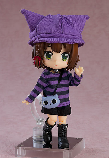 ねんどろいどどーる おようふくセット にゃんこーで（パープル）
