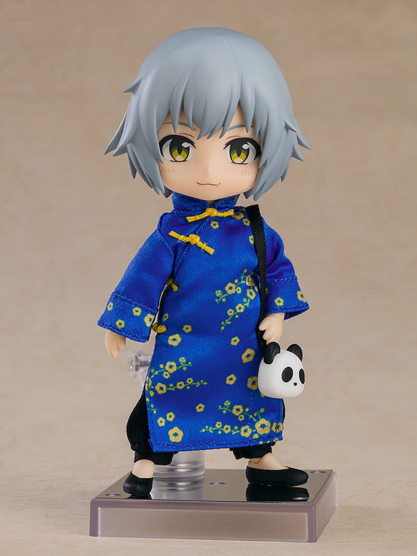 ねんどろいどどーる おようふくセット チャイナ服 ロング丈（ブルー