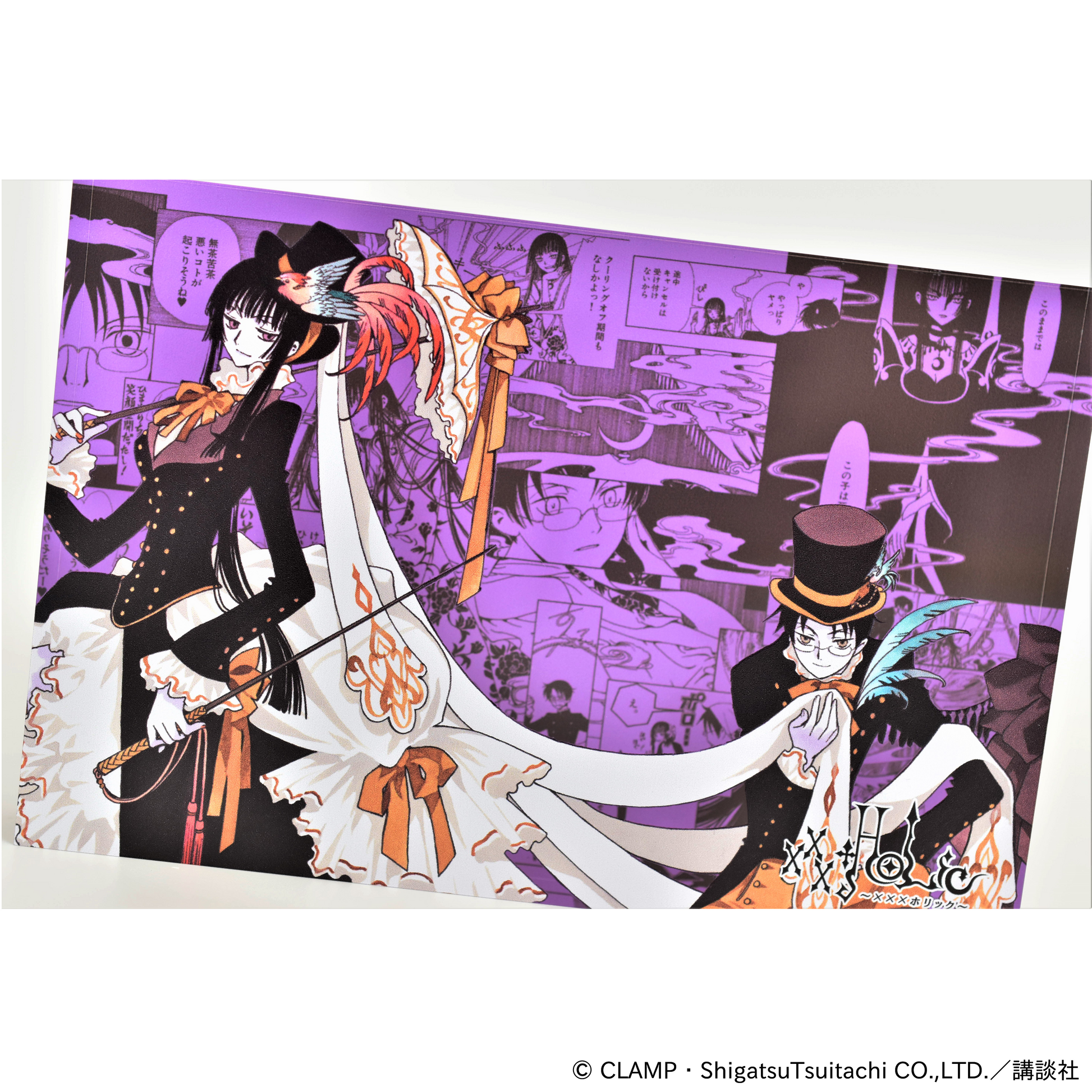 CLAMP xxxHOLiCホリック 壱原侑子 四月一日B5下敷き原作柄 メモリー CLAMP xxxHOLiCホリック 壱原侑子 四月一日B5下敷き原作柄 メモリー