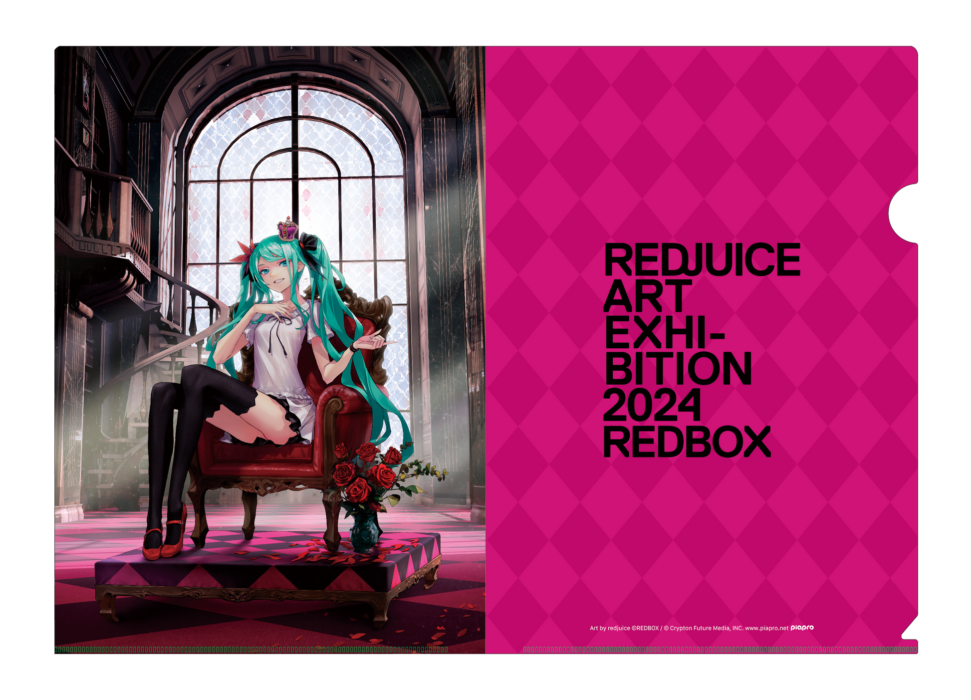 A-Luxe ワールドイズマイン2024 アートパネル redjuic初音ミク A-Luxe ワールドイズマイン2024 アートパネル redjuic初音ミク