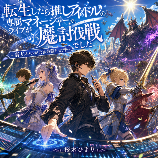 【オーディオブック】転生したら推しアイドルの専属マネージャーで、ライブが魔王討伐戦でした ～裏方スキルが世界最強だった件～