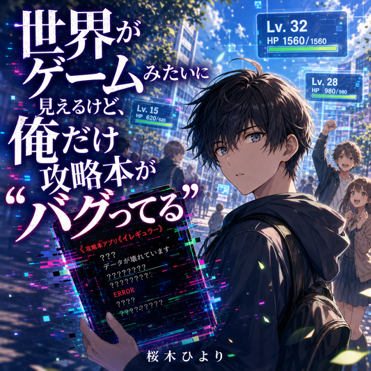 【オーディオブック】世界がゲームみたいに見えるけど、俺だけ攻略本が“バグってる”