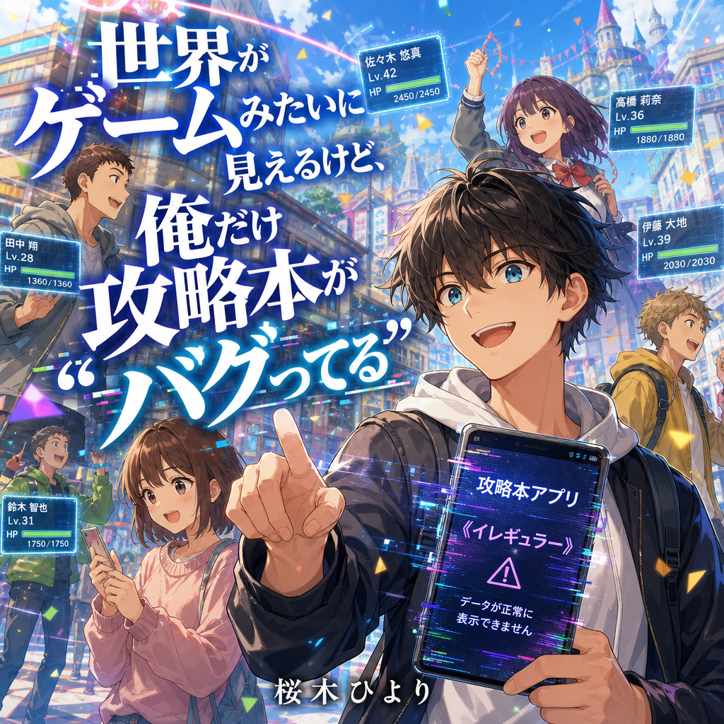 【オーディオブック】世界がゲームみたいに見えるけど、俺だけ攻略本が“バグってる”