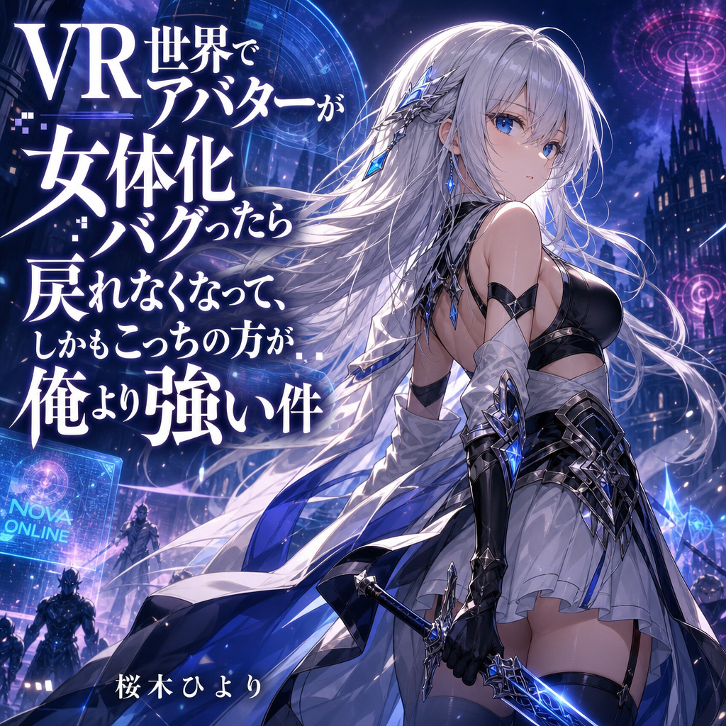 【オーディオブック】VR世界でアバターが女体化バグったら戻れなくなって、しかもこっちの方が俺より強い件