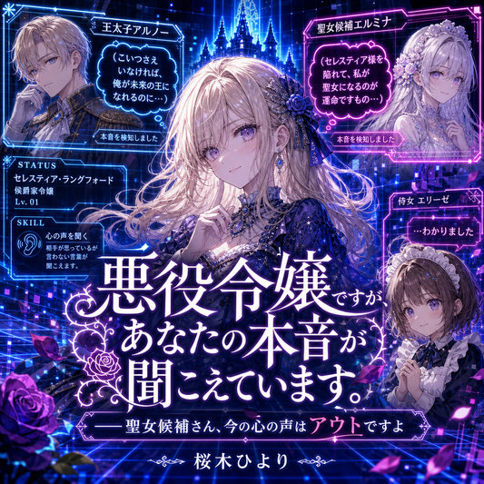 【オーディオブック】悪役令嬢ですが、あなたの本音が聞こえています。——聖女候補さん、今の心の声はアウトですよ