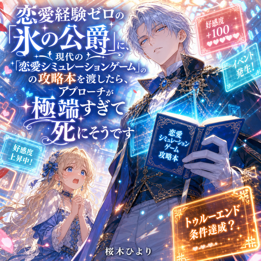 【オーディオブック】恋愛経験ゼロの「氷の公爵」に、現代の「恋愛シミュレーションゲーム」の攻略本を渡したら、アプローチが極端すぎて死にそうです