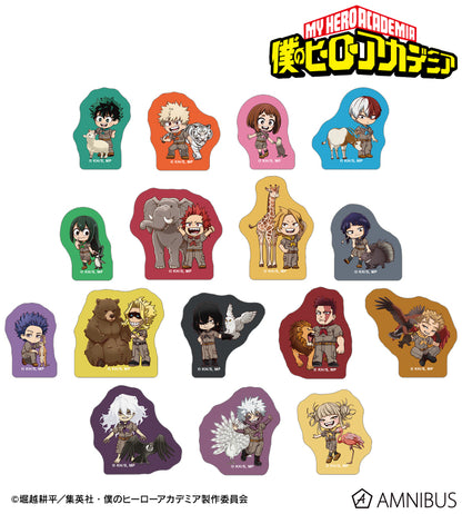 僕のヒーローアカデミア 集合 ちびキャラ 動物とのふれあいVer. フレークシール【予約商品】