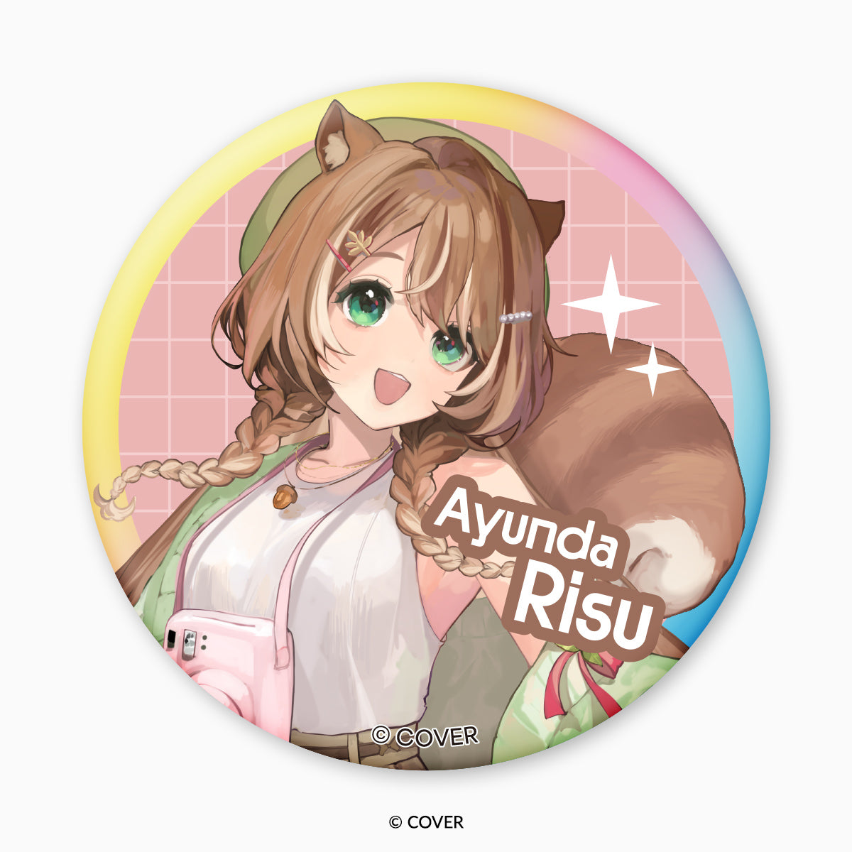 「hololive Meet 5周年記念」 Windy Traveler 缶バッジ アユンダ・リス【予約商品】