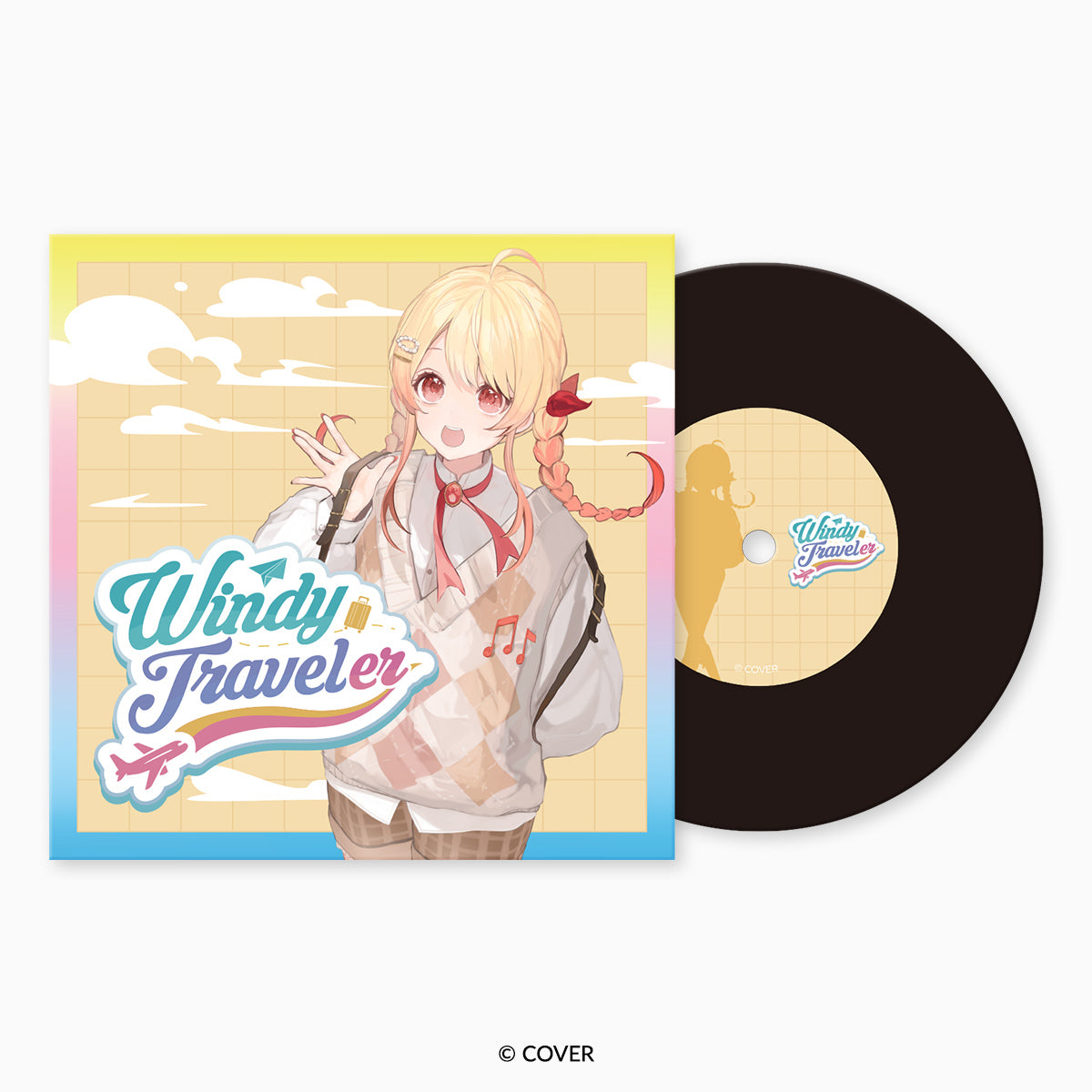 「hololive Meet 5周年記念」 Windy Traveler レコード型コースター 音乃瀬奏【予約商品】