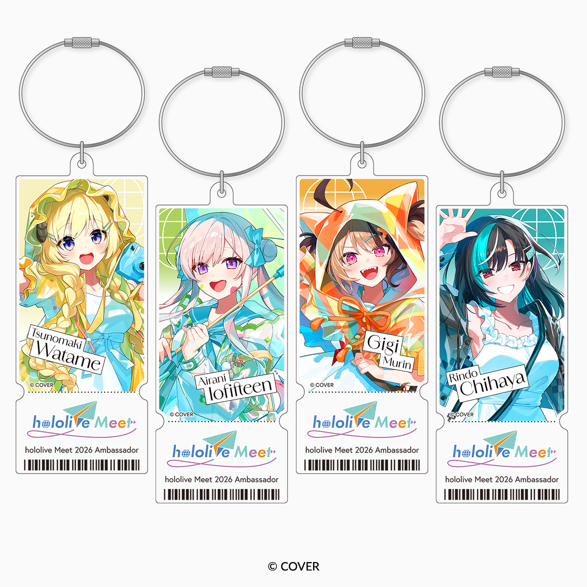 「hololive Meet 2026」アクリルチケットキーホルダー 角巻わため【予約商品】