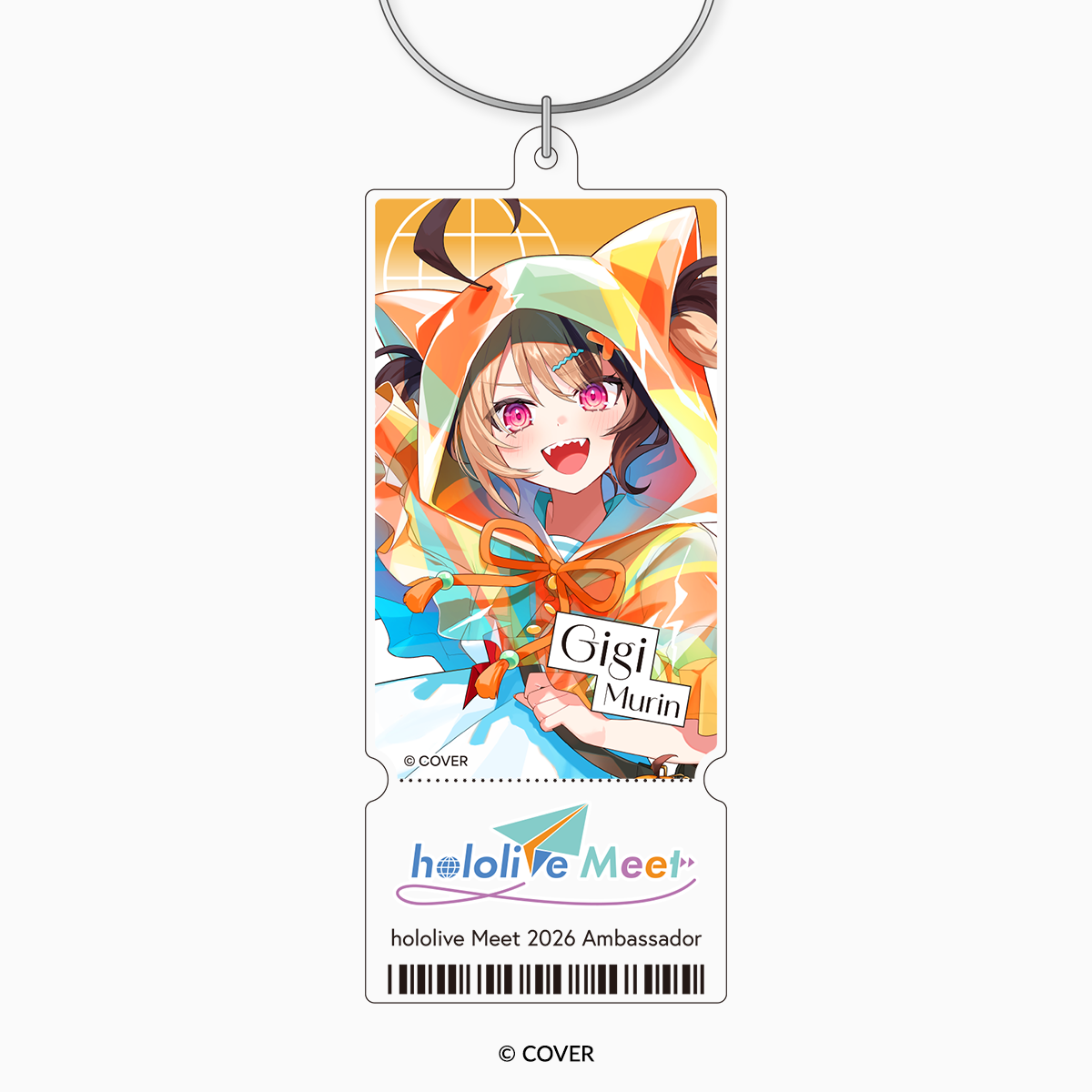 「hololive Meet 2026」アクリルチケットキーホルダー ジジ・ムリン【予約商品】